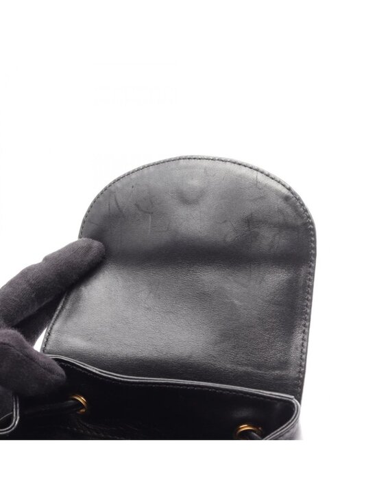 Gucci Backpack Bamboo 003 Black Leather Small main image 7